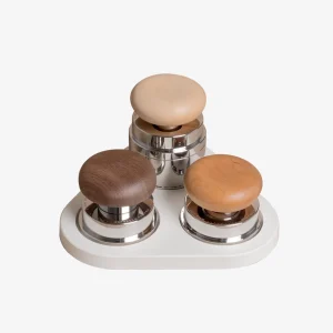 TIMEMORE Pucks 3 részes eszpresszó előkészítő készlet Ø58,4mm - fa fogantyúval
