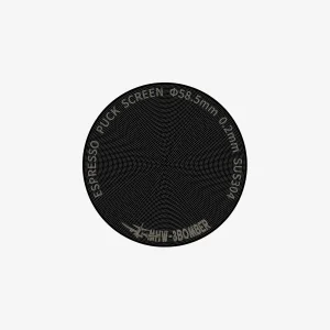 MHW-3BOMBER 0,2 mm vastag eszpresszó szűrőlap (puck screen) Ø58 mm - titán fekete