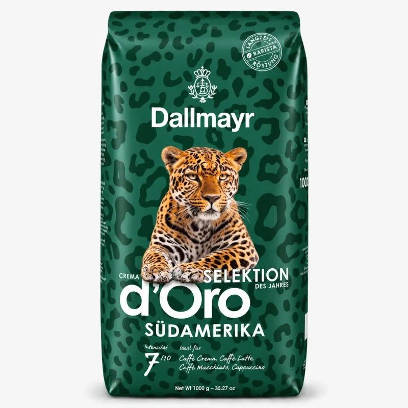DALLMAYR Crema d'Oro Südamerika szemes kávé 1kg